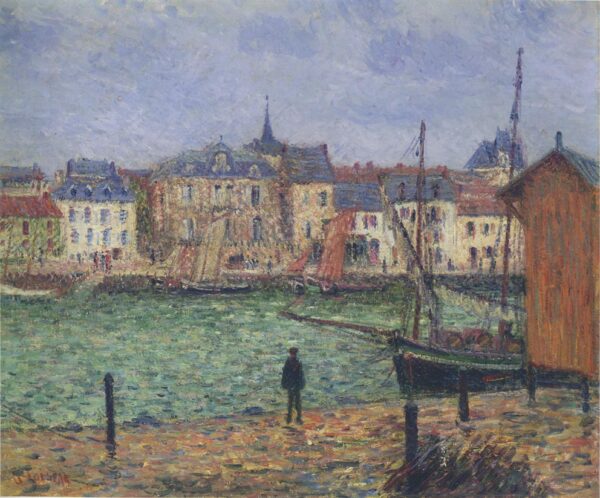 Port Pornic by Gustave Loiseau