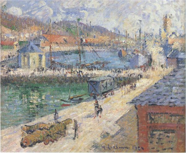 Port of Fecamp II by Gustave Loiseau