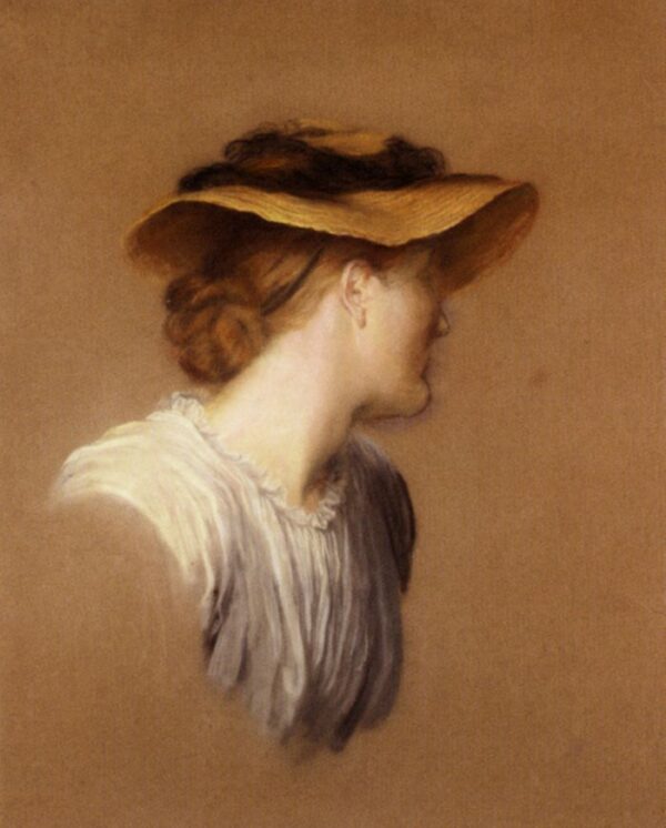 Portrait Of The Artist's Wife Mary by George Frederic Watts