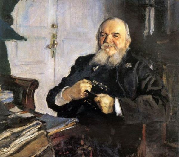 Portrait of A.N. Turchaninova by Valentin Alexandrovich Serov