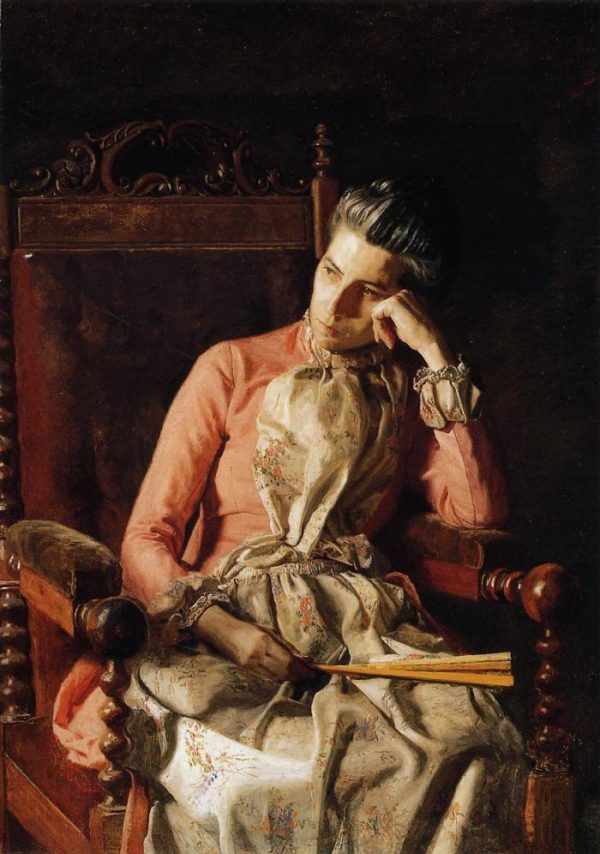 Portrait of Amelia C. Van Buren by Thomas Eakins