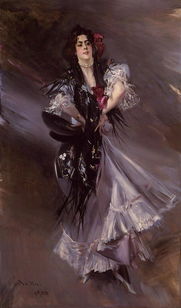 Portrait of Anita de la Ferie by Giovanni Boldini