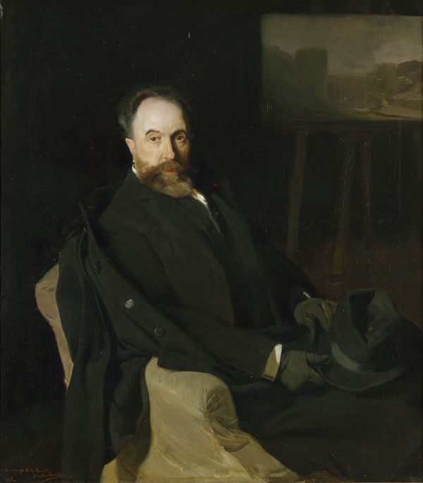 Portrait of Aureliano de Beruete by Joaquin Sorolla y Bastida