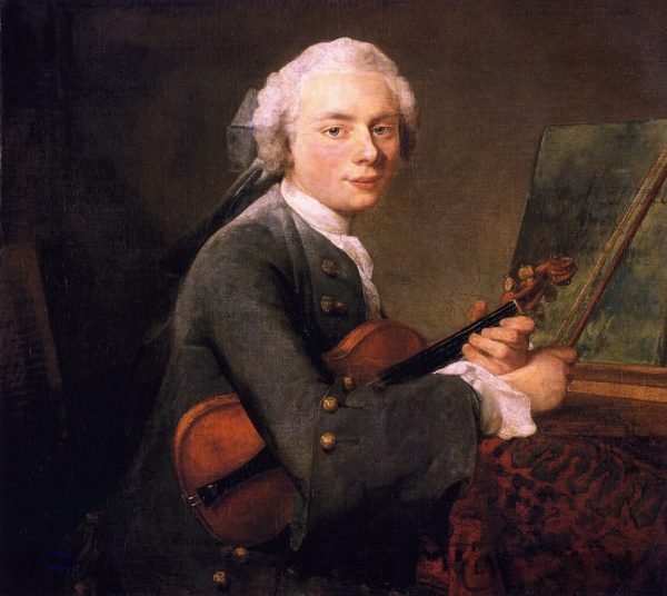 Portrait of Charles Theodose Godefroy by Jean-Baptiste-Simeon Chardin