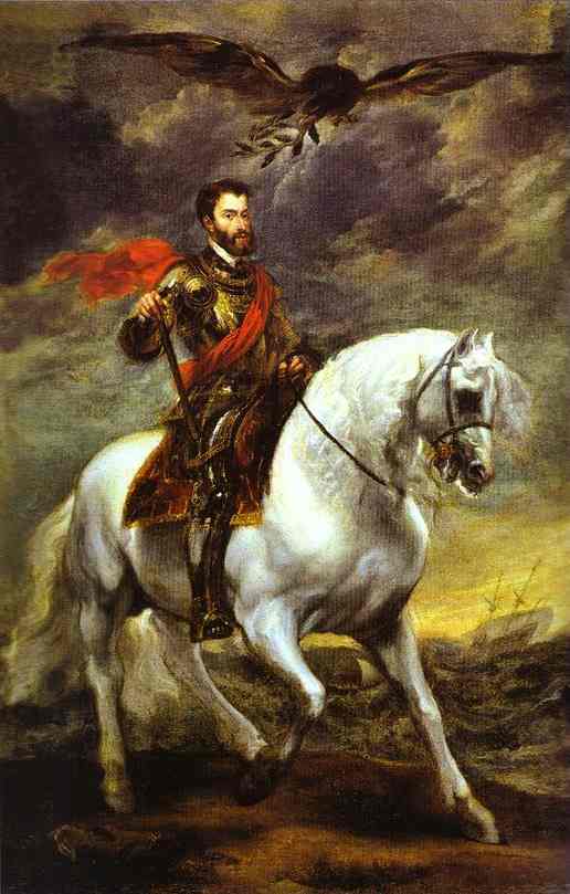 Portrait of Charles V on Horseback