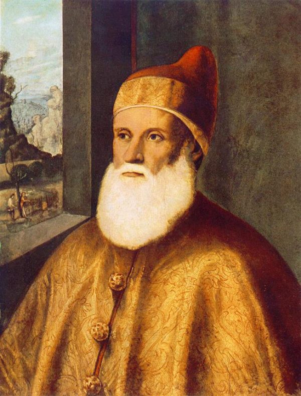 Portrait of Doge Agostino Barbarigo by Marco Basaiti