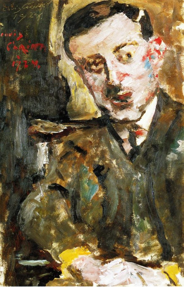 Portrait of Dr. Arthur Rosin in a Chair by Lovis Corinth