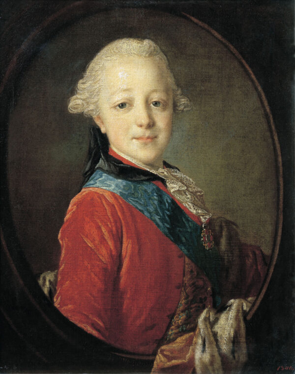 Portrait of Emperor Paul I as a Child by Fyodor Rokotov