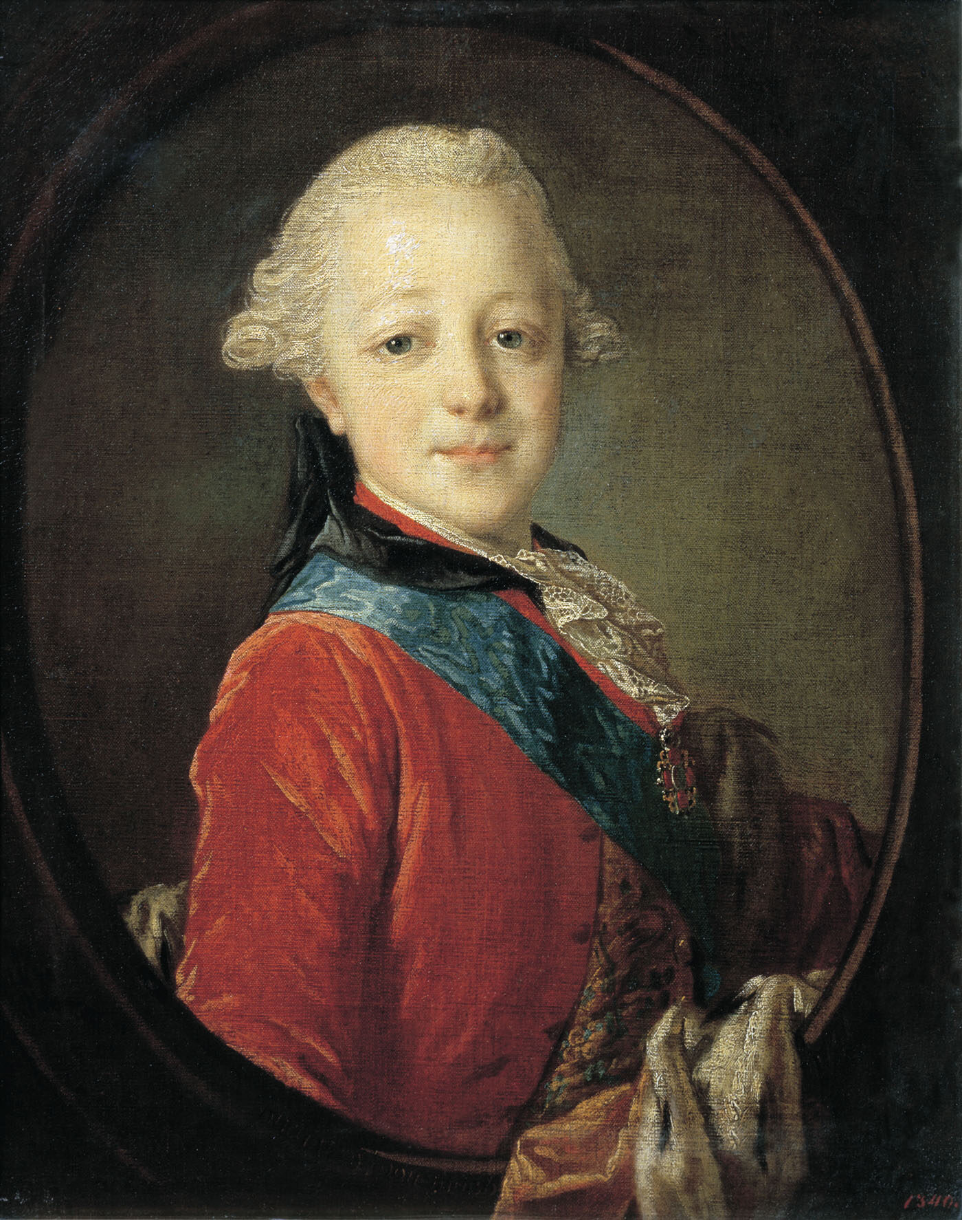 Portrait of Emperor Paul I as a Child by Fyodor Rokotov - hand-painted oil reproduction