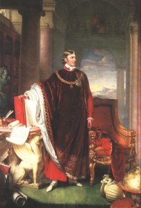 Portrait of Ferenc Szechenyi 1823 by Johann Ender - hand-painted oil reproduction