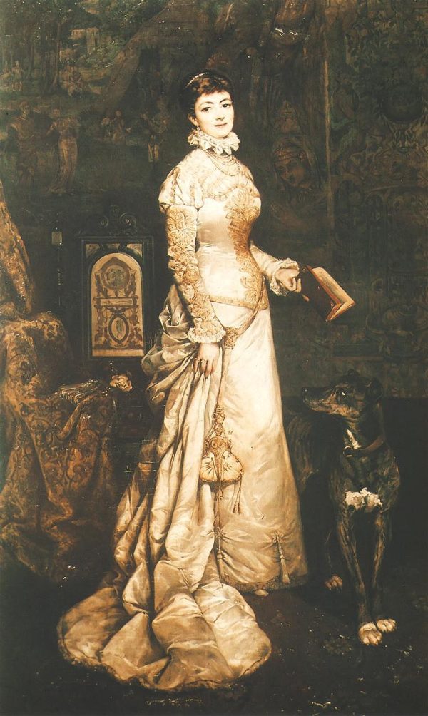 Portrait of Helena Modrzejewska by Tadeusz Ajdukiewicz