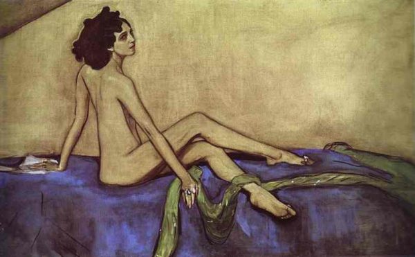 Portrait of Ida Rubenstein by Valentin Alexandrovich Serov