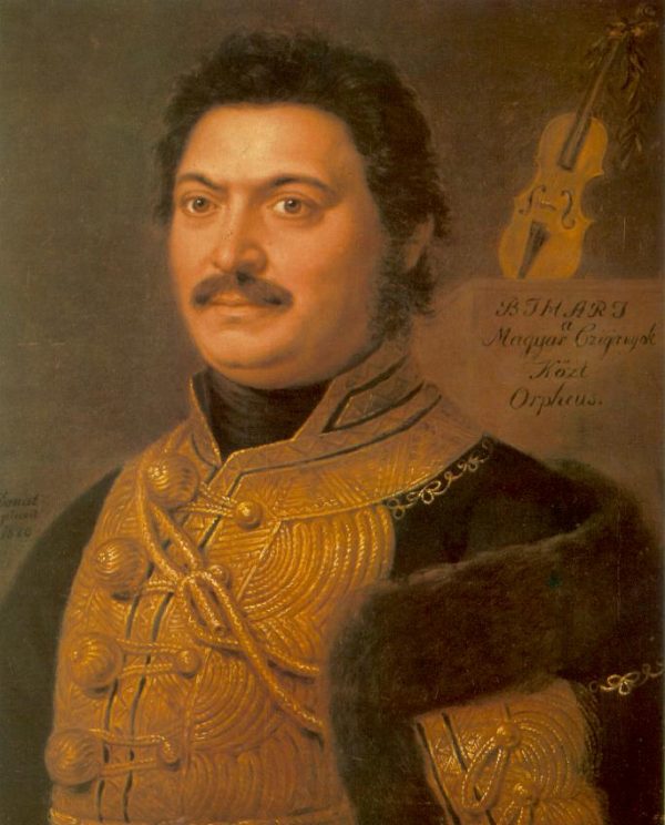 Portrait of Janos Bihari Composer and Gipsy Virtuoso 1820i by Janos Donat