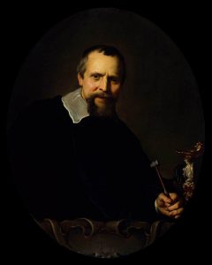 Portrait of Johannes Lutma by Jacob Adriaensz Backer - hand-painted oil reproduction