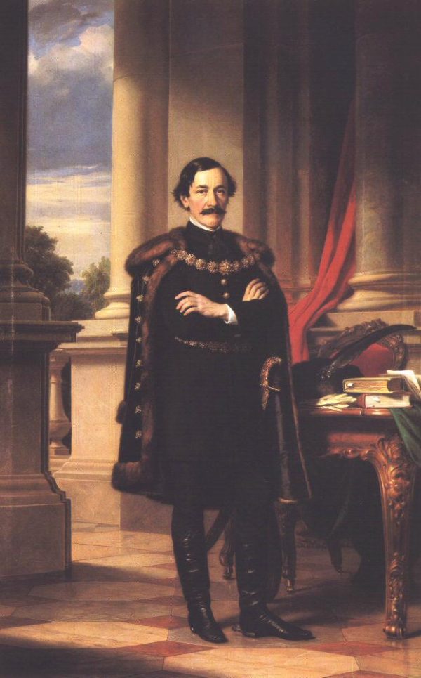 Portrait of Laszlo Teleki by Miklos Barabas