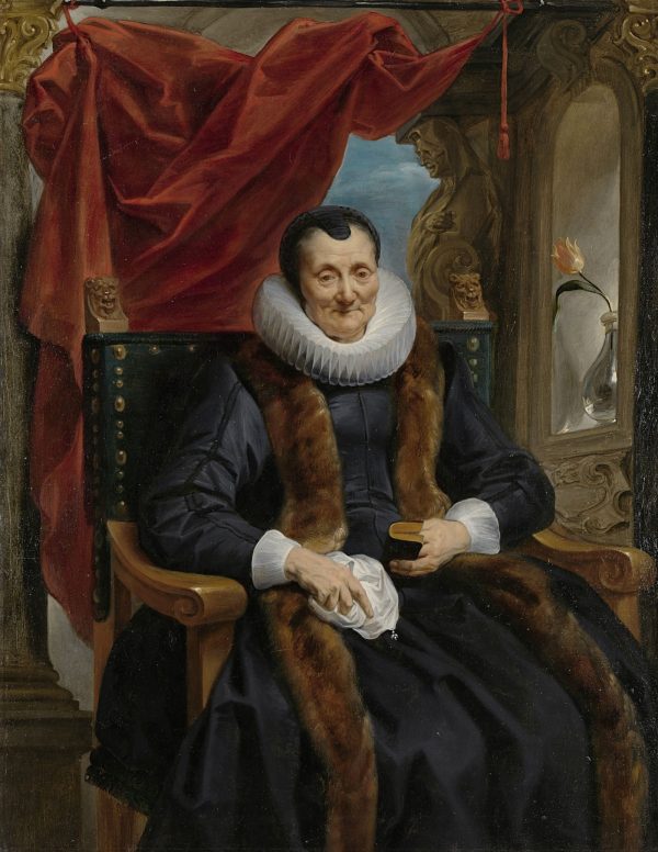 Portrait of Magdalena de Cuyper by Jacob Jordaens