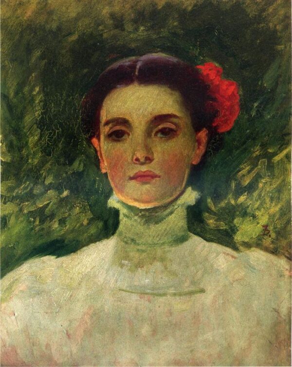 Portrait of Maggie Wilson by Frank Duveneck