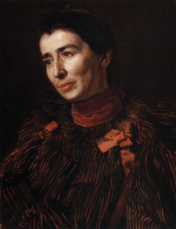 Portrait of Mary Adeline Williams b by Thomas Eakins