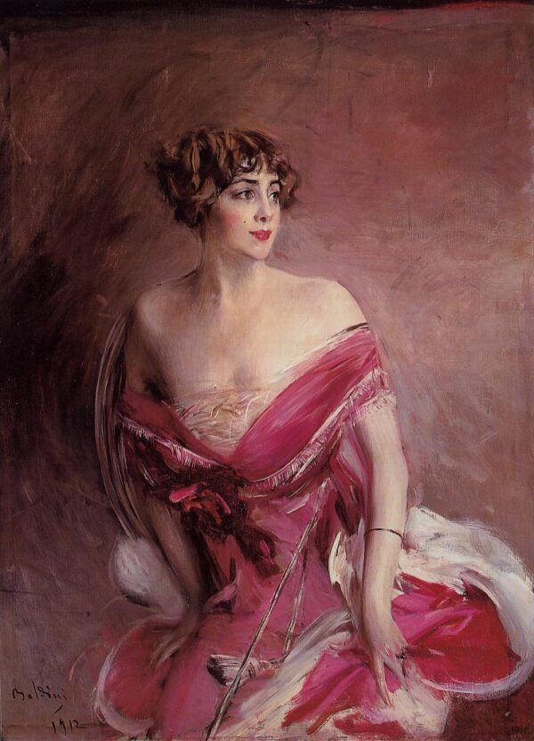 Portrait of Mlle de Gillespie by Giovanni Boldini