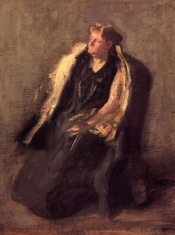 Portrait of Mrs. Hubbard by Thomas Eakins