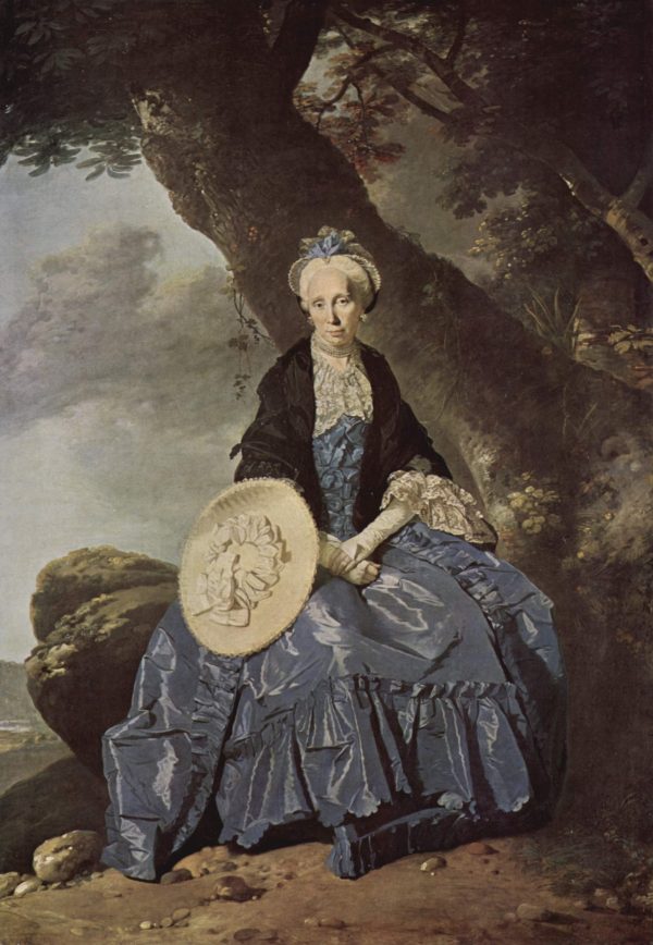 Portrait of Mrs. Oswald by Johann Zoffany