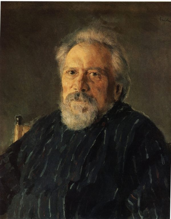 Portrait of Nikolai Leskov by Valentin Alexandrovich Serov