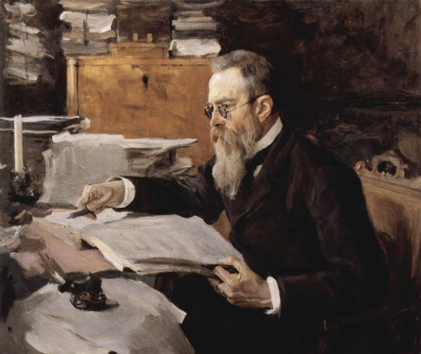 Portrait of Nikolai Rimsky-Korsakov by Valentin Alexandrovich Serov