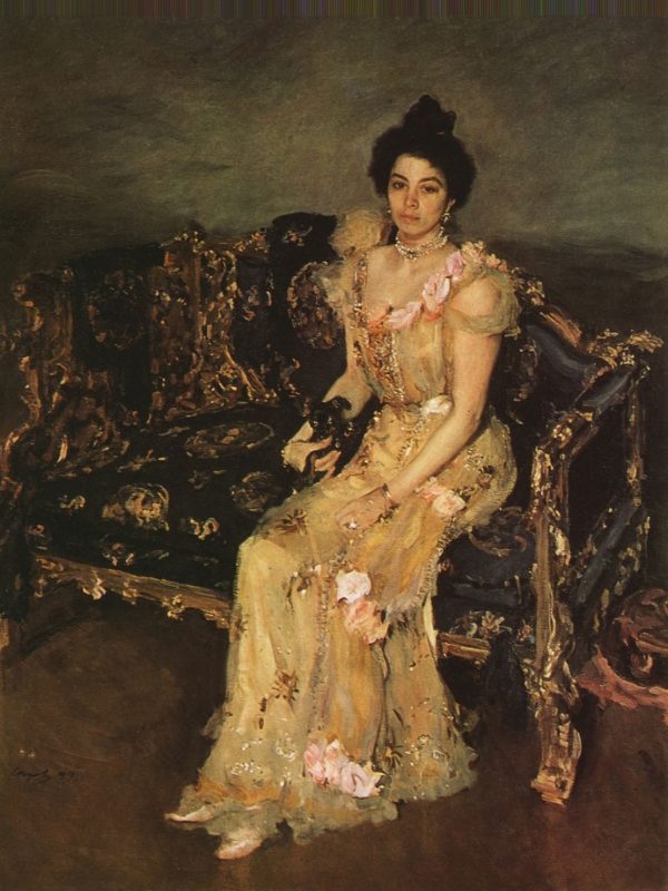 Portrait of S.M. Botkina by Valentin Alexandrovich Serov