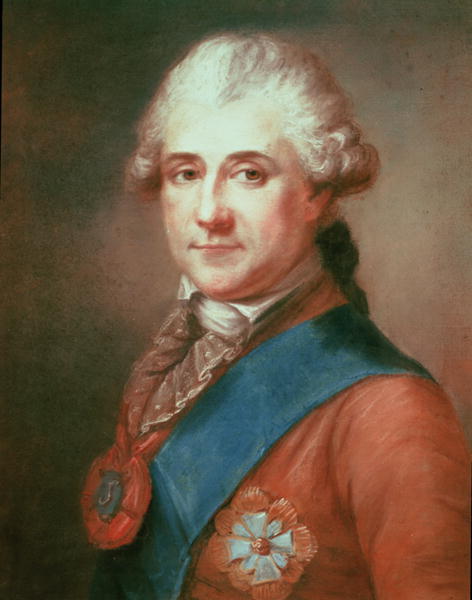 Portrait of Stanislas II Augustus by Marcello Bacciarelli - hand-painted oil reproduction