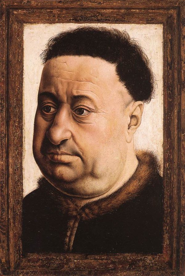 Portrait of a Fat Man by Robert Campin