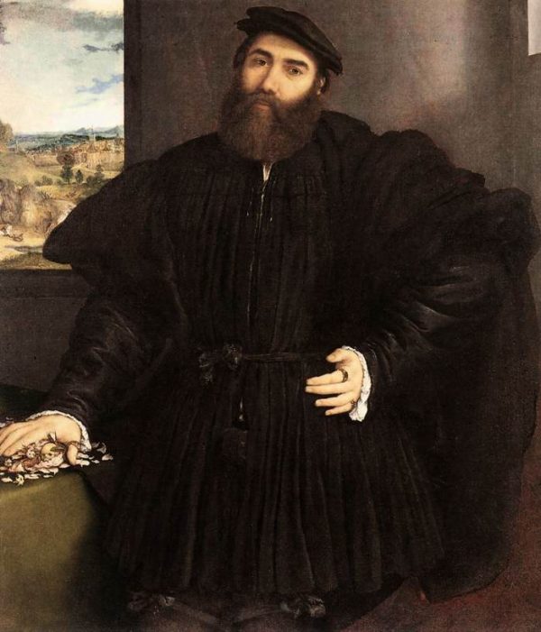 Portrait of a Gentleman by Lorenzo Lotto