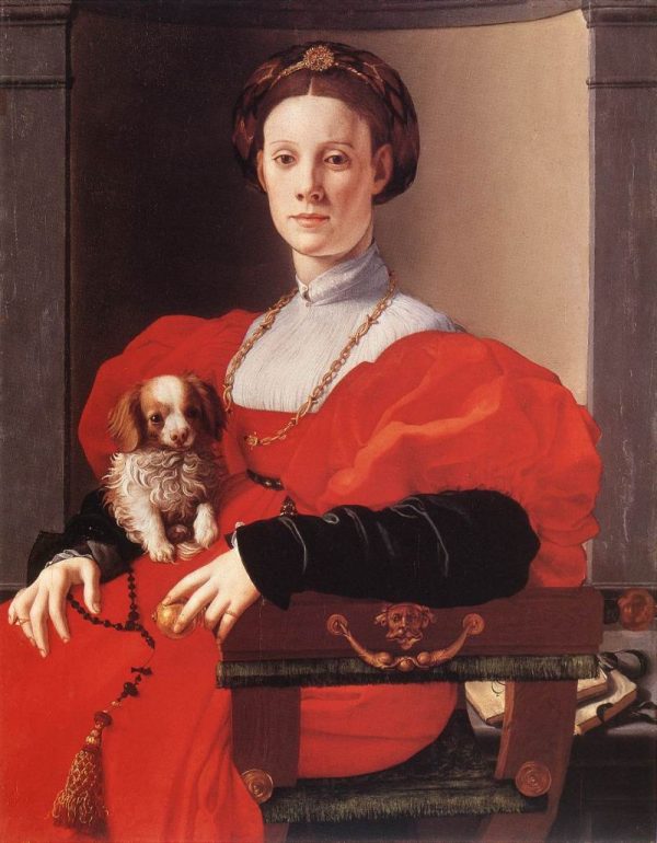Portrait of a Lady in Red by Jacopo Pontormo