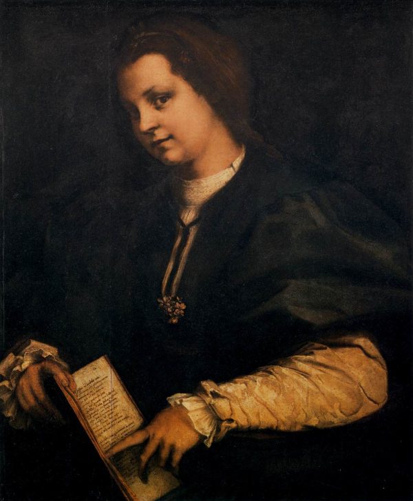 Portrait of a Lady with a Book by Andrea del Sarto