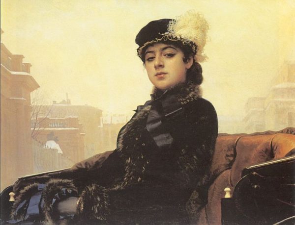 Portrait of a Woman by Ivan Nikolaevich Kramskoy