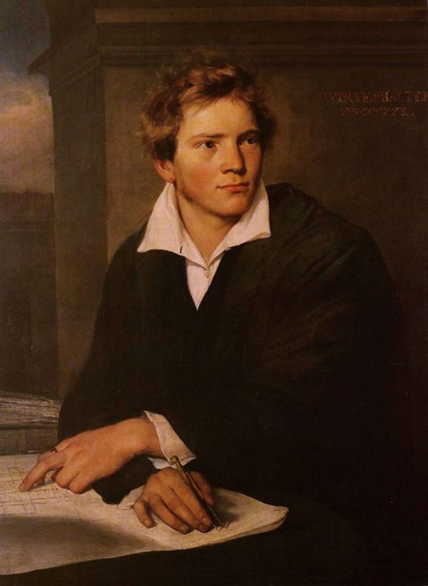 Portrait of a Young Architect by Franz Xavier Winterhalter