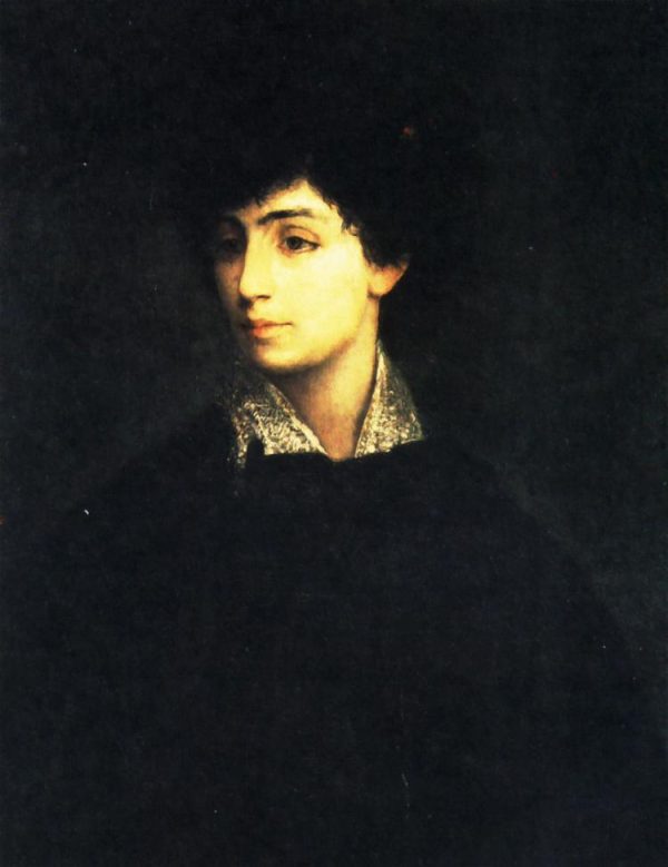Portrait of a Young Jewish Woman by Maurycy Gottlieb