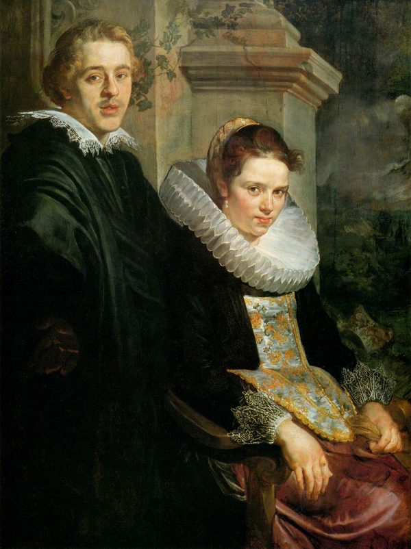 Portrait of a Young Married Couple by Jacob Jordaens