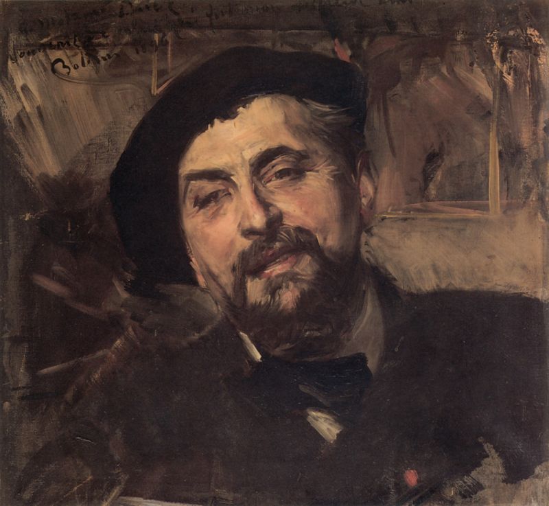 Portrait of the Artist Ernest-Ange Duez by Giovanni Boldini