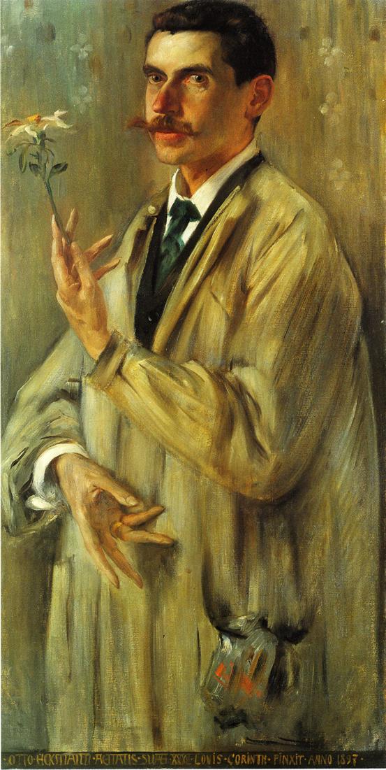 Portrait of the Painter Otto Eckmann by Lovis Corinth
