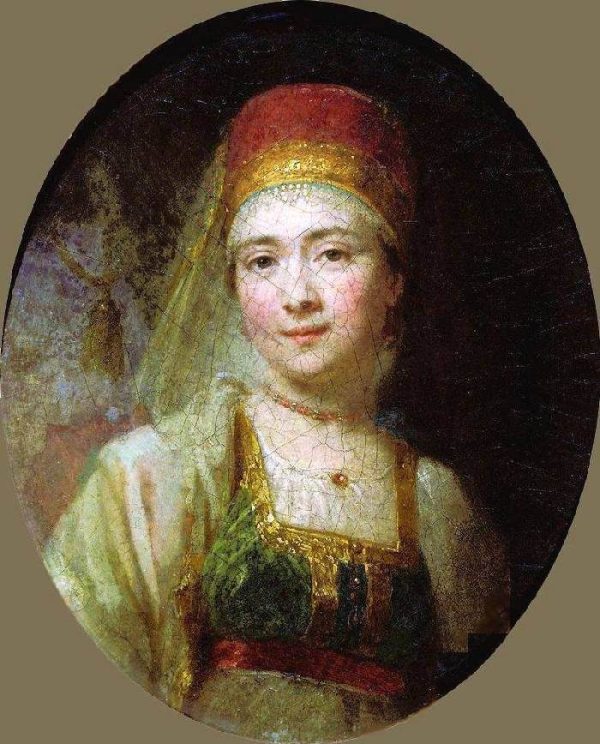 Portrait of the Peasant Woman Christina by Vladimir Borovikovsky