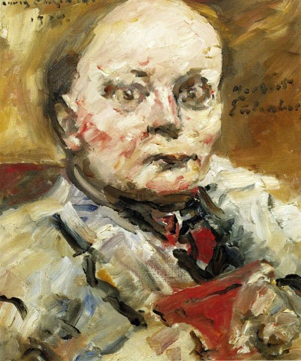 Portrait of the Poet Herbert Eulenberg by Lovis Corinth