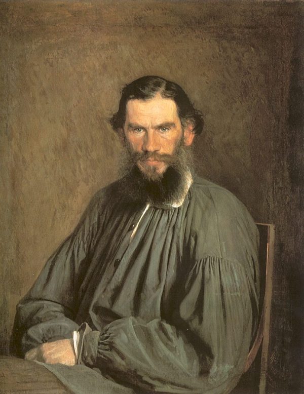 Portrait of the Writer Leo Tolstoy by Ivan Nikolaevich Kramskoy