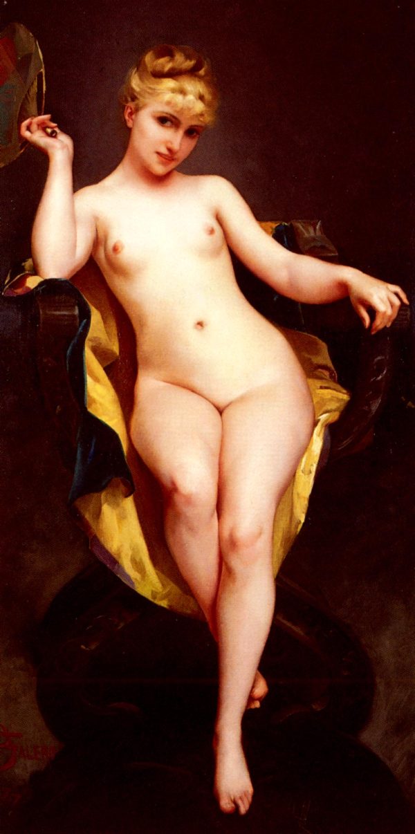 Posing by Luis Ricardo Falero