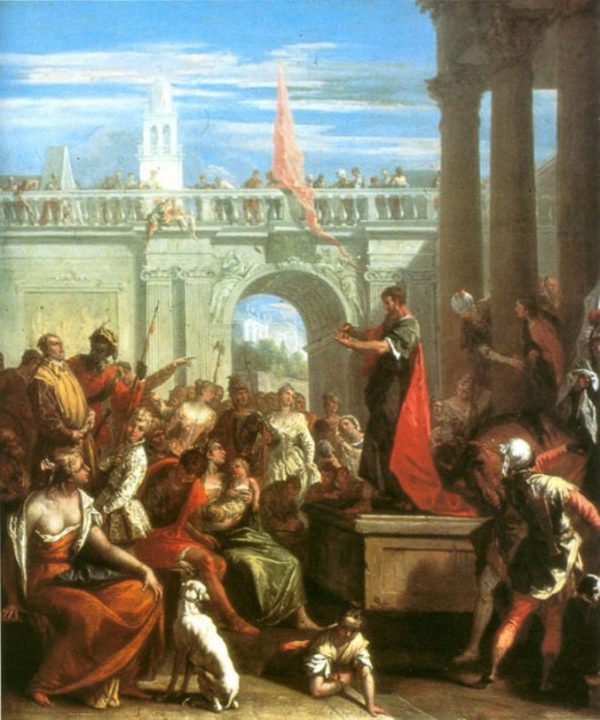 Preaching of St. Paul by Sebastiano Ricci