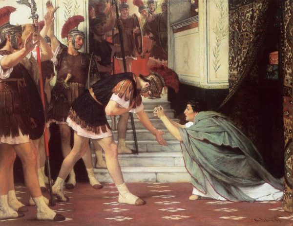 Proclaiming Claudius Empero by Lawrence Alma-Tadema