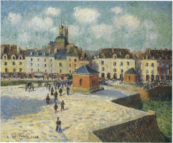 Quay at Dieppe II by Gustave Loiseau