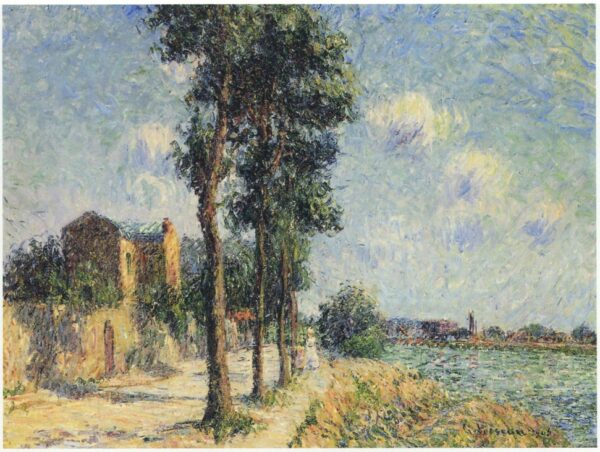 Quay at Pontoise by Gustave Loiseau