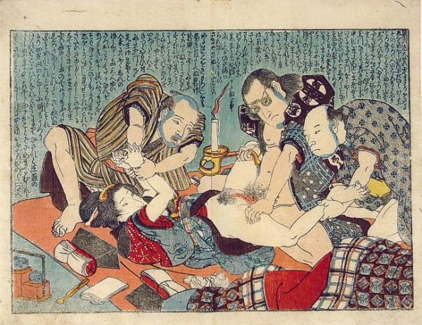 Rape Scene by Utagawa Kuniyoshi