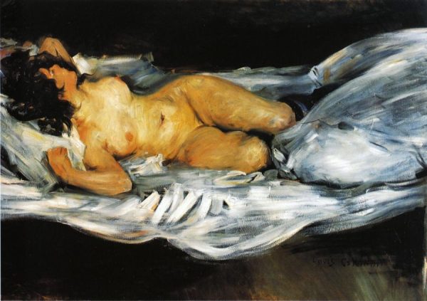 Reclining Nude by Lovis Corinth