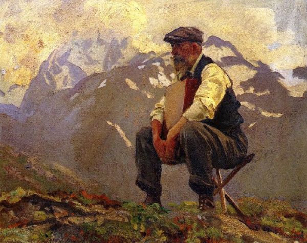 Reconnoitering by John Singer Sargent